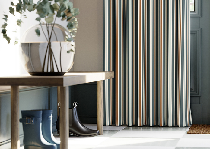 The British Stripe Co. Charles, Teignbridge No.1 - Made to Measure Curtains - Image 5